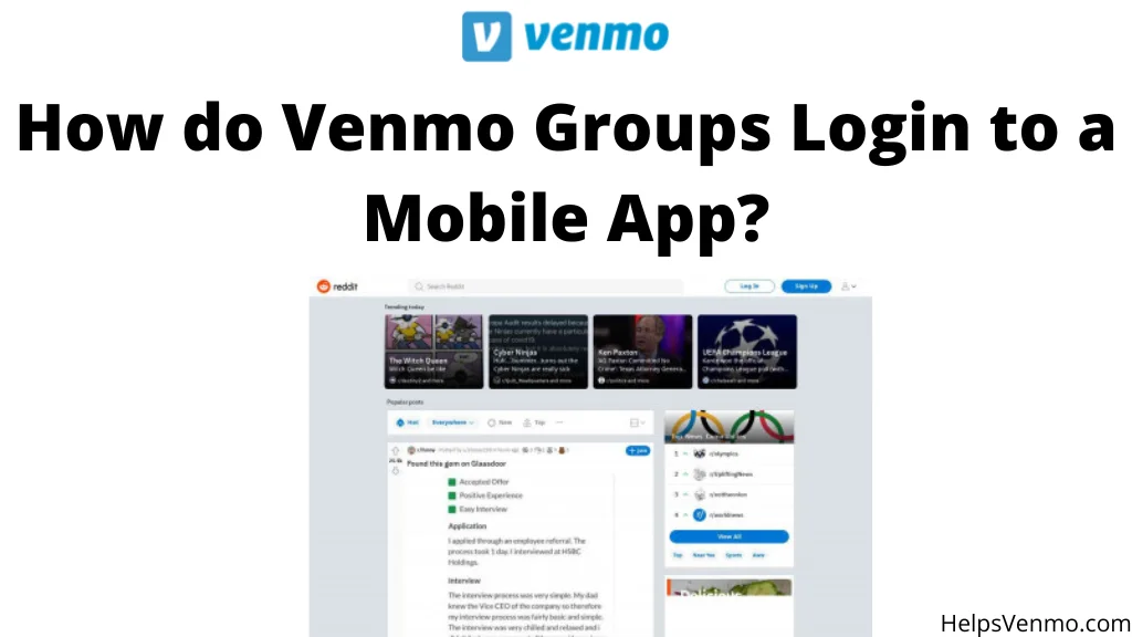 Venmo Groups Login