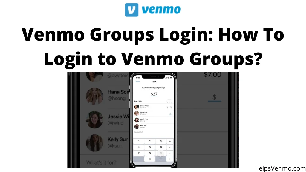 Venmo Groups Login