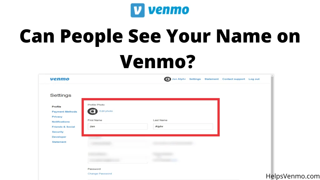 People See Your Name on Venmo