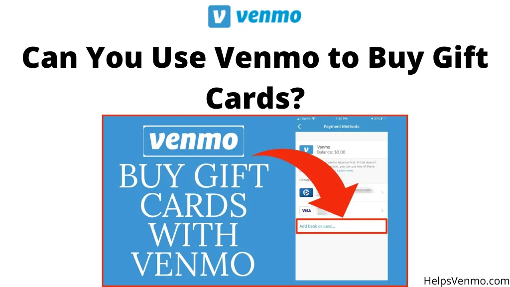 Use Venmo to Buy Gift Cards